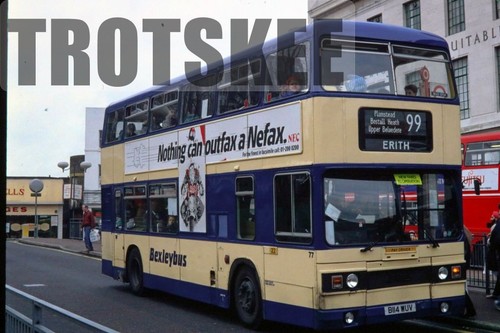 35mm slide bexleybus leyland - 35mm,