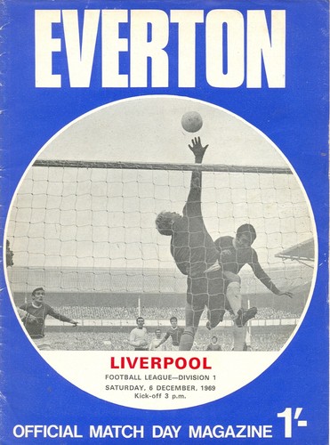 Everton home programmes - everton,