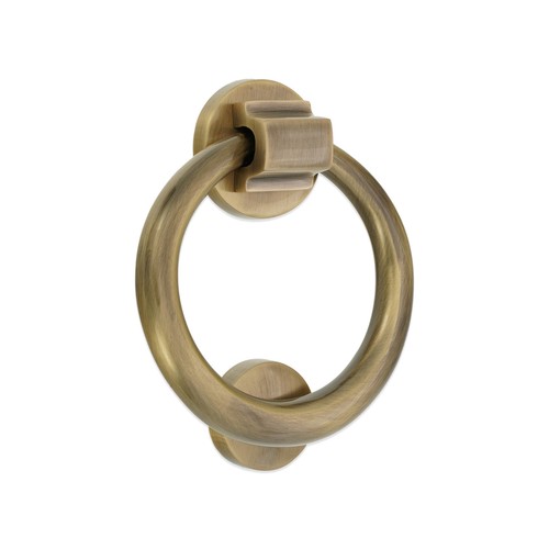 Door knocker 110mm solid - knocker, brass