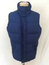 Abercrombie & Fitch Summit Rock Vest Jacket Mens Size L Down Blue Gilet Jacket