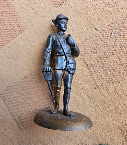 Spelter gentleman figure - spelter,