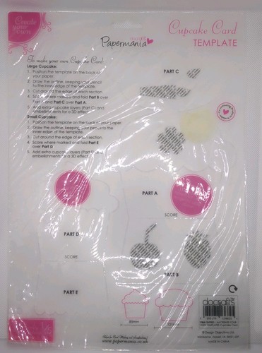 Docraft paper mania cupcake - paper,