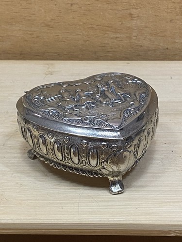 Vintage silver tone metal - tone,