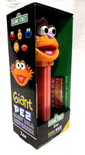 SESAME STREET ZOE GIANT MUSICAL PEZ DISPENSER - 12" TALL - NEW IN BOX