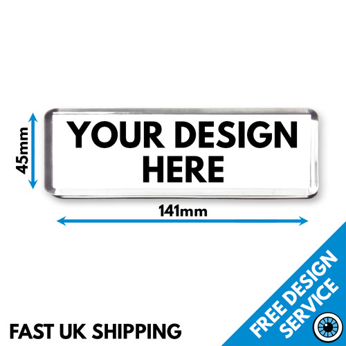 Long custom printed magnet - custom, •