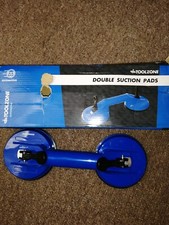 TOOLZONE HEAVY DUTY GLASS LIFTING DOUBLE  SUCTION CUPS CLUMPS