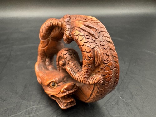 Japanese antique boxwood - japanese,