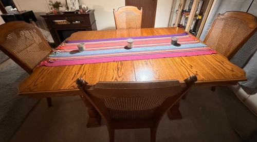 Vintage oak dining room - oak,