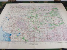 WW2 (June 1944) RAF map