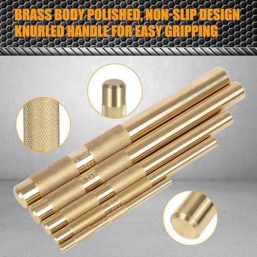 Brass punch tool set - 5x,
