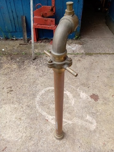 Large antique solid brass - solid,