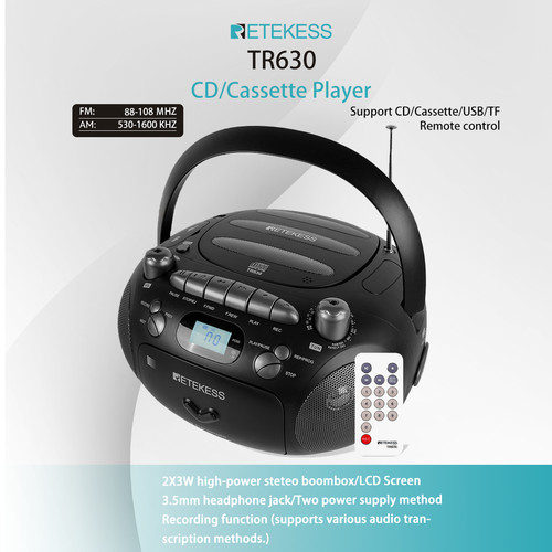 Player boombox tr630 - cd,