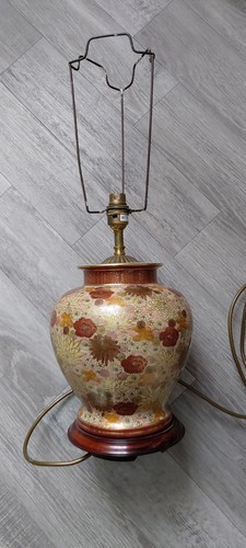 Satsuma vase converted - satsuma, into