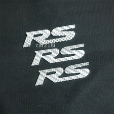 3x RS Matte Silver Carbon