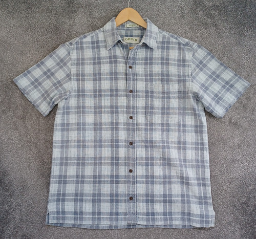 Orvis mens shirt medium grey - mens,