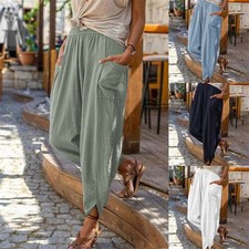 Summer Womens Cotton Linen