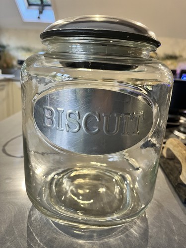 Vintage glass large biscuits - vintage,