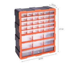 Multi Drawer Parts Storage Cabinets Unit Organiser Garage Tool Box Wall Mounted