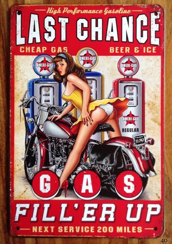 Fill gasoline sign - up,