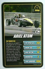 1 x info card car Ariel Atom _ SC1