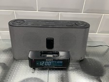 SONY Dream Machine ICF- C1iPMK2 Alarm Clock Radio FM/AM iPod Dock - Tested 