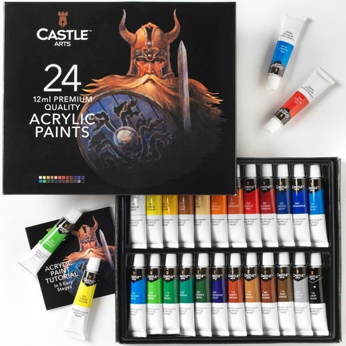 Castle arts 24x 12ml - castle,