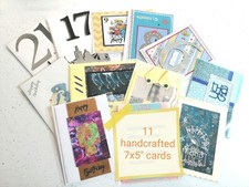 Job Lot Of 11 Cards Envelopes Birthday Thanks Good Luck  6, 8, 17, 21 Yrs 