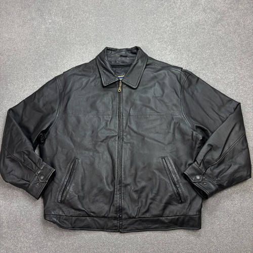 Leather flying jacket adult - jacket, x