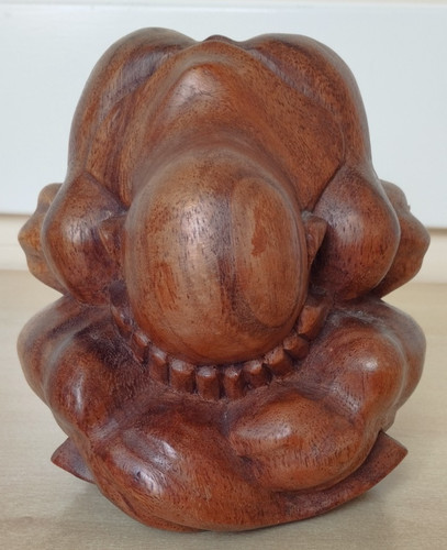 Large hand carved wooden - large,
