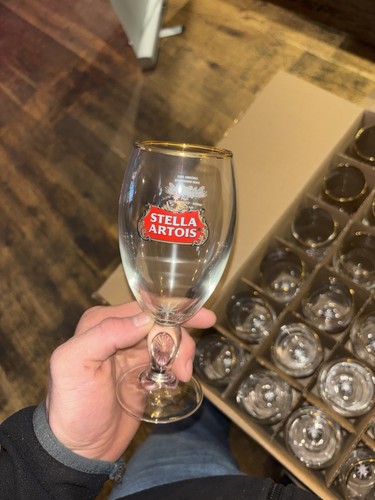 Stella artois half pint - 24,