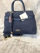 BESSIE STUNNING NAVY FAUX