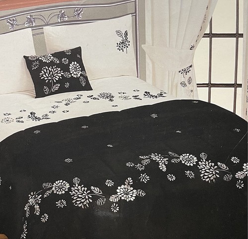 Quilted throwover bedspread - quilted,