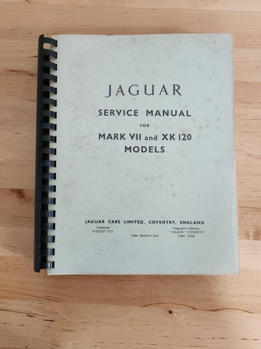 Jaguar service manual for mark - service,
