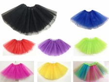 Adult kid Fancy Dancewear Tutu Pettiskirt Princess Skirts Mini Dress halloween