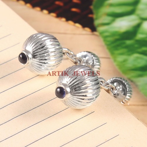 Heated blue sapphire gemstone - blue,