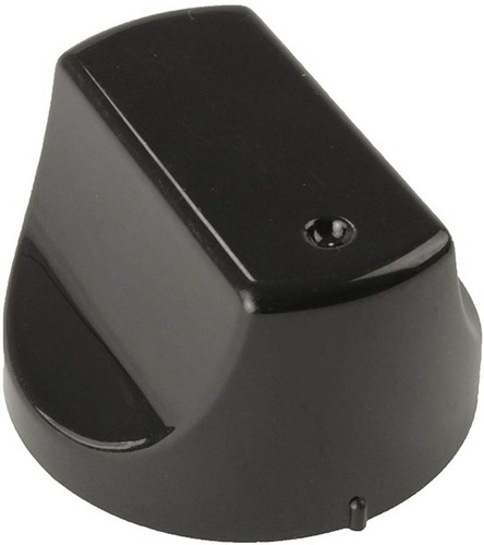 Black switch knob - black, hotpoint