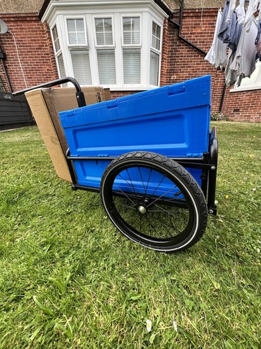 Homcom bicycle cargo trailer - bicycle,