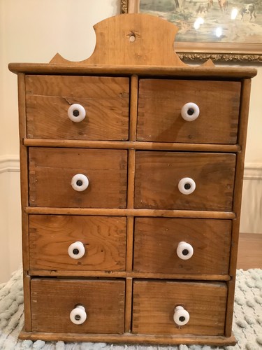 Antique wooden apothecary - wooden,