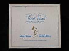 Trivial Pursuit Walt Disney Family Edition Subsidiary Card Set 1985