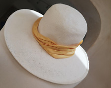Windsmoor 80’ Vintage English Hat in Light Cream with Yellow Satin, Never  Worn