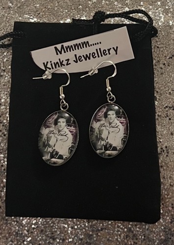 Silver 925 elvis earrings with - 925,