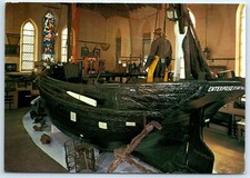 Postcard Hastings Fisherman's Museum Lugger Enterprise Sussex England