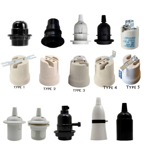 Ceiling lamp holder light - 3x,