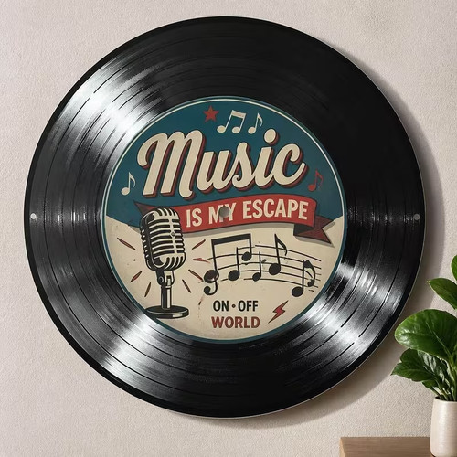 Black vintage vinyl - vintage, record