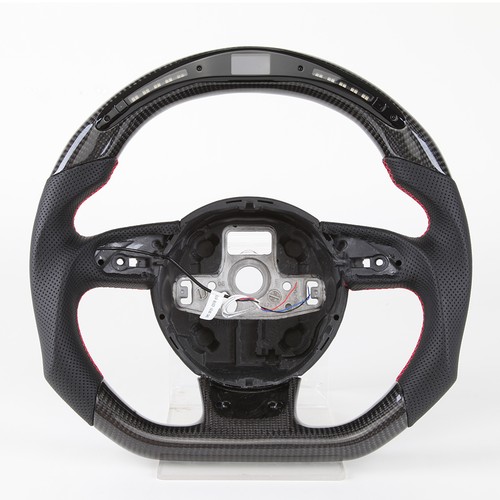 Led carbon fiber flat steering - fiber,