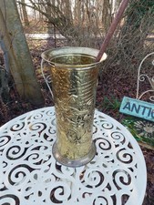 Vintage Brass Embossed