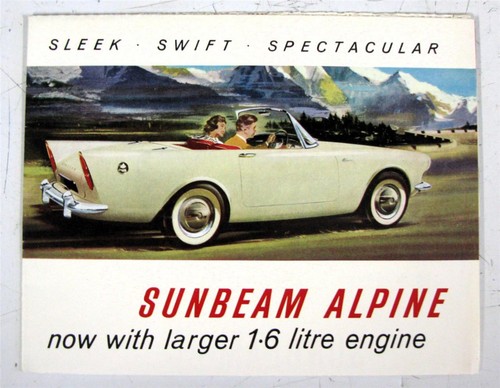 Sunbeam alpine car - alpine, sales