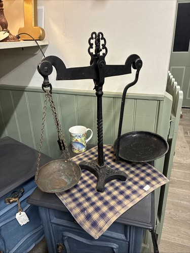 Antique victorian weighing - victorian,