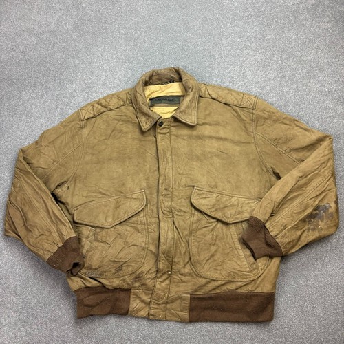 Leather flying jacket adult - flying, x
