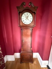 1780s 8-Day Oak Mahogany Brass